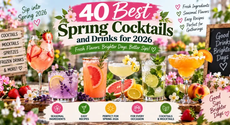 40 Best Spring Cocktails and Drinks for 2026