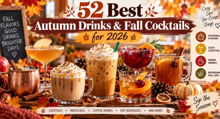 52 Best Autumn Drinks & Fall Cocktails for 2026