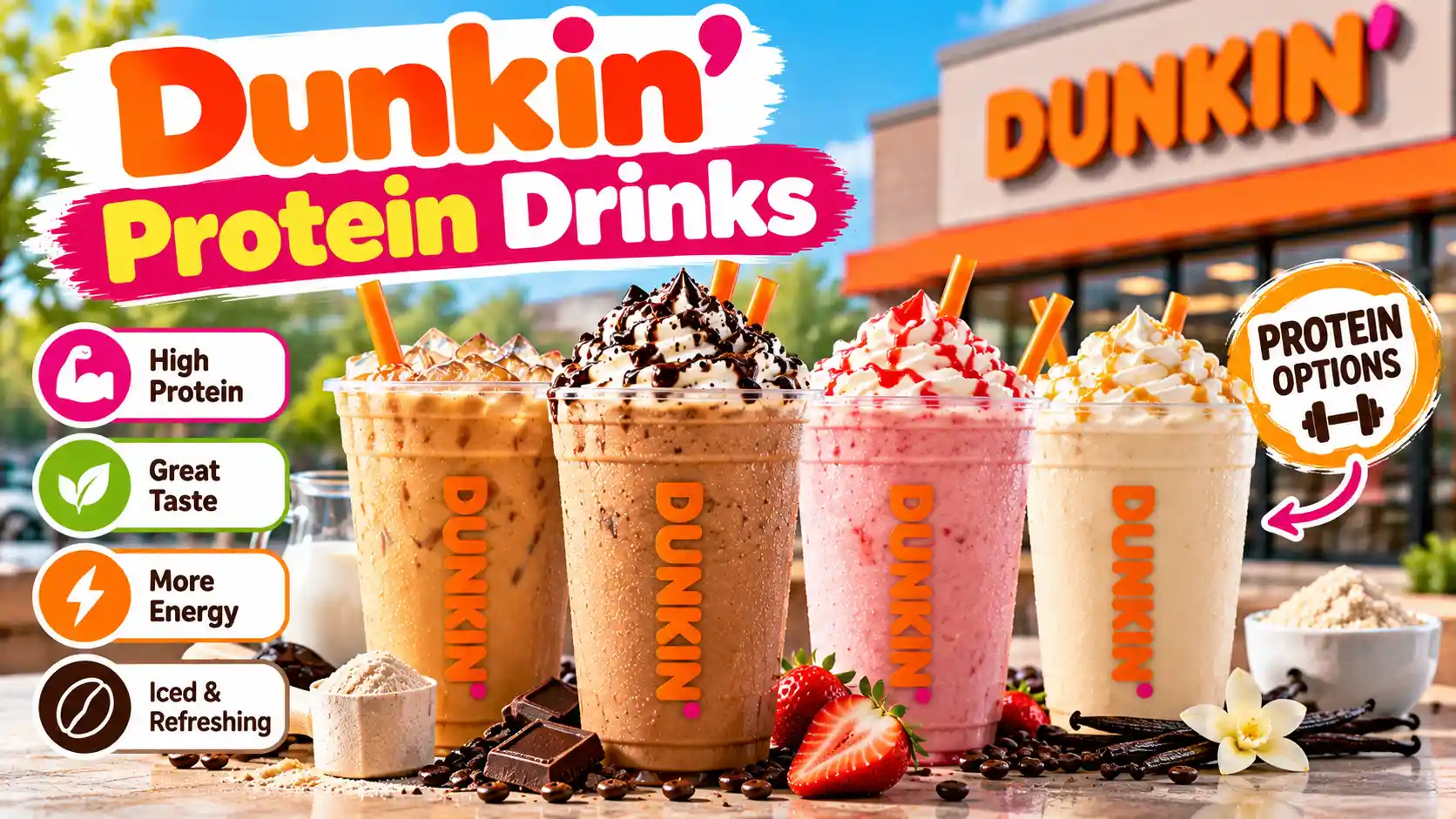 Dunkin Protein Drinks