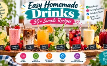Easy Homemade Drinks: 30+ Simple Recipes