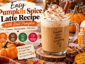 Easy Pumpkin Spice Latte Recipe With Real Pumpkin