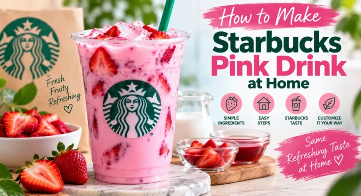 How to Make Starbucks Pink Drink at Home