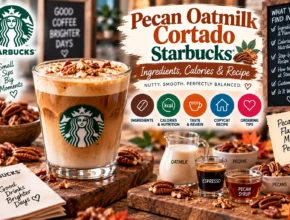 Pecan Oatmilk Cortado Starbucks: Ingredients, Calories & Recipe