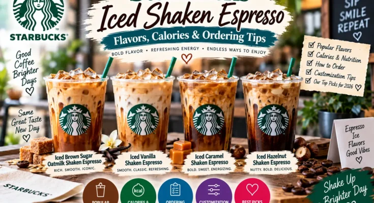 Starbucks Iced Shaken Espresso: Flavors, Calories & Ordering Tips