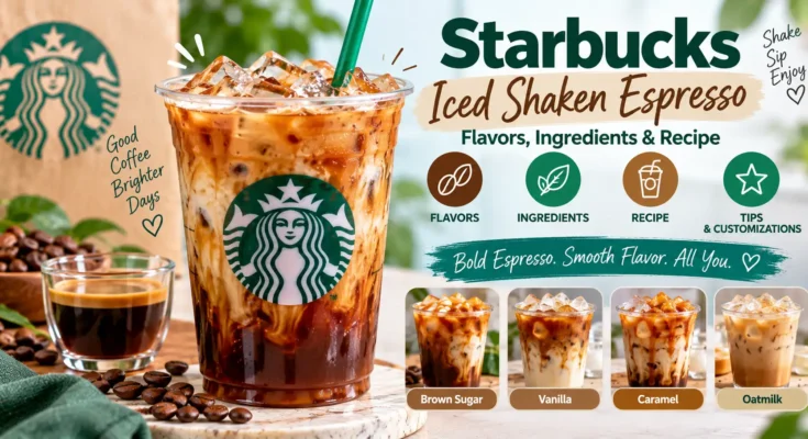 Starbucks Iced Shaken Espresso: Flavors, Ingredients & Recipe