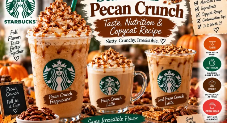 Starbucks Pecan Crunch: Taste, Nutrition & Copycat Recipe