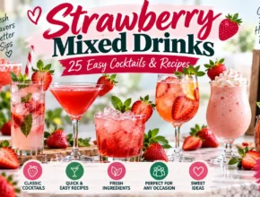 Strawberry Mixed Drinks: 25 Easy Cocktails & Recipes