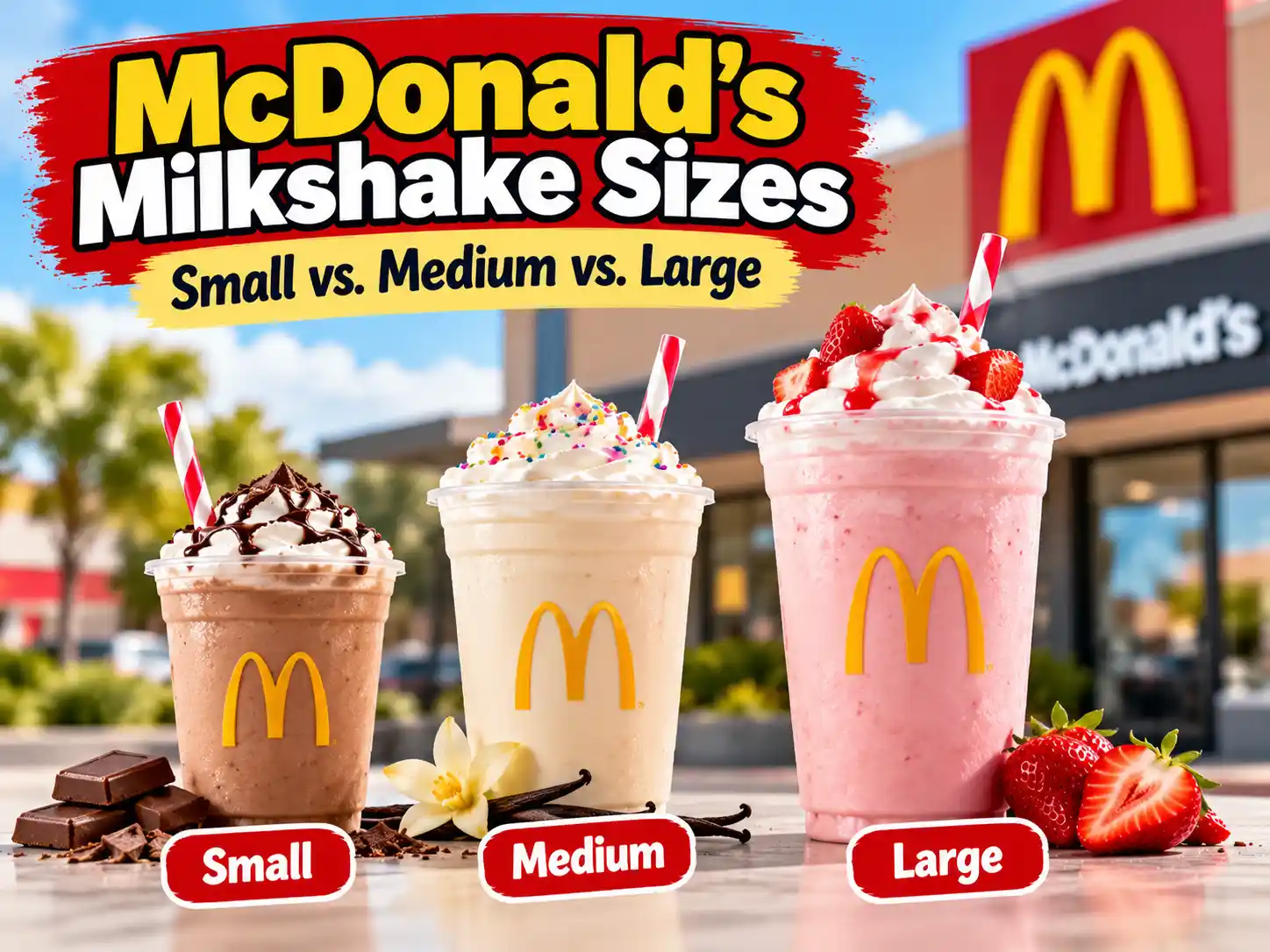 McDonald's Milkshake Sizes