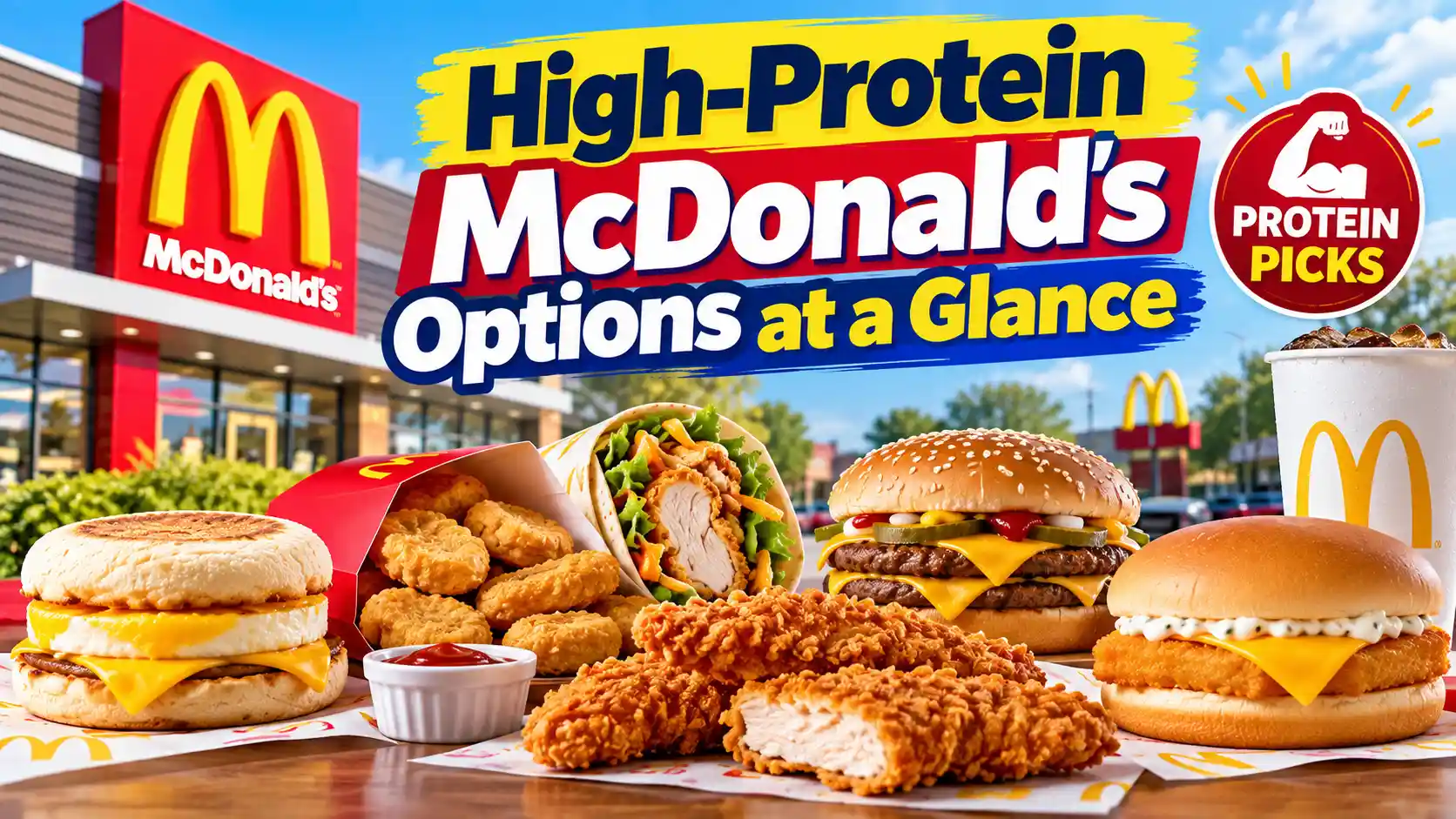 High-Protein McDonald’s Options at a Glance