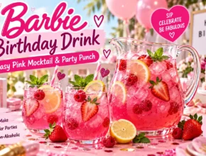 Barbie Birthday Drink: Easy Pink Mocktail and Party Punch