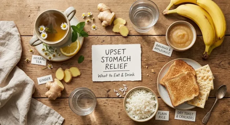 Upset Stomach Relief: What Helps, What to Eat, and Drink