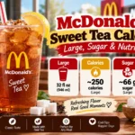 McDonald's Sweet Tea Calories: Large, Sugar & Nutrition