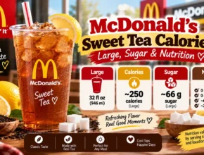McDonald's Sweet Tea Calories: Large, Sugar & Nutrition