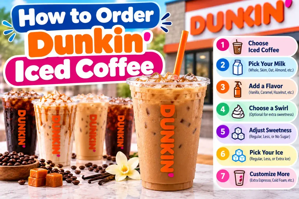 How to Order Dunkin Iced Coffee