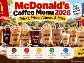 McDonald’s Coffee Menu 2026: Drinks, Prices, Calories & More