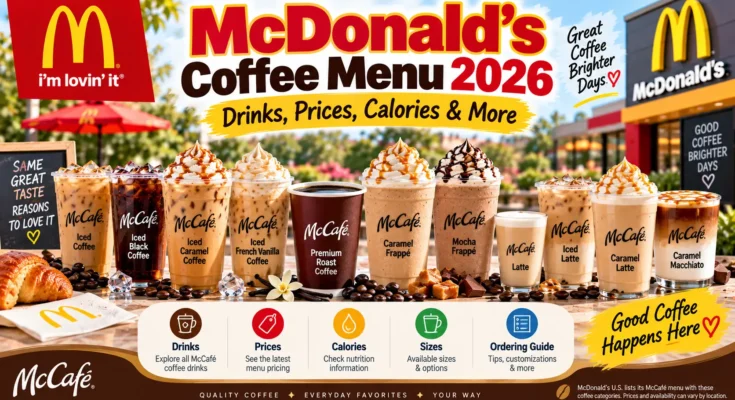 McDonald’s Coffee Menu 2026: Drinks, Prices, Calories & More