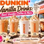 Dunkin Vanilla Drinks: Best Vanilla Coffee & More