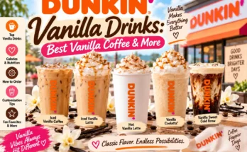 Dunkin Vanilla Drinks: Best Vanilla Coffee & More