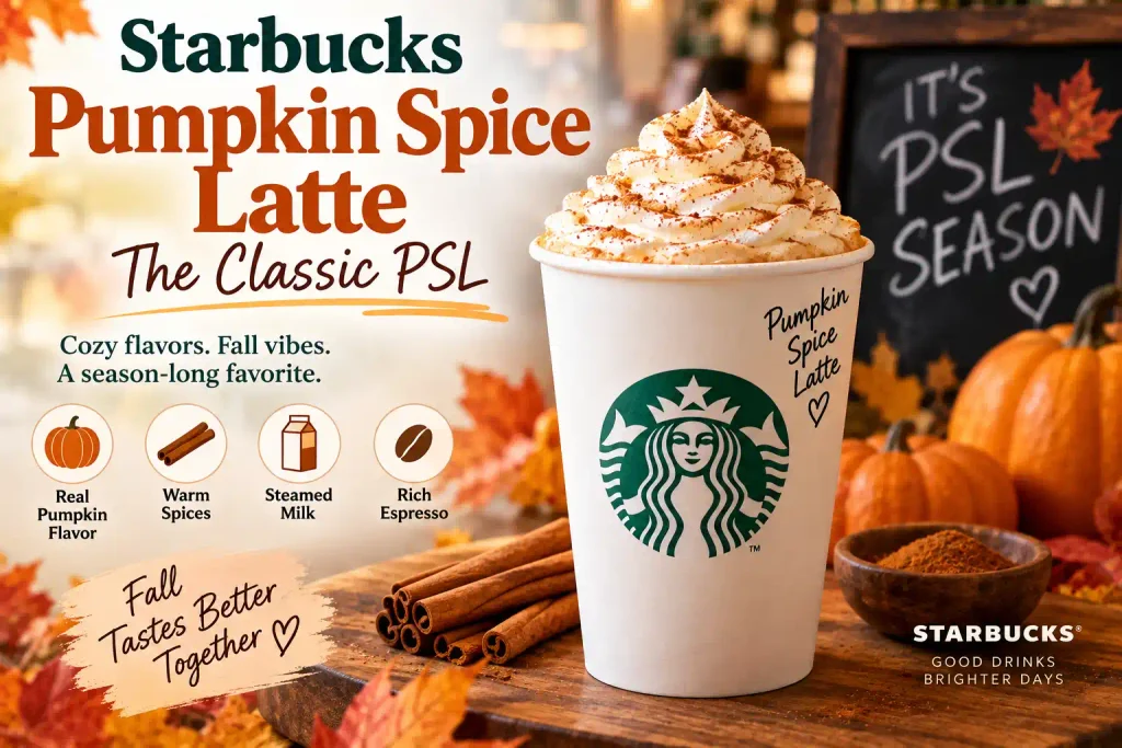 Starbucks Pumpkin Spice Latte: The Classic PSL