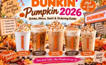 Dunkin Pumpkin 2026: Drinks, Menu, Swirl & Ordering Guide