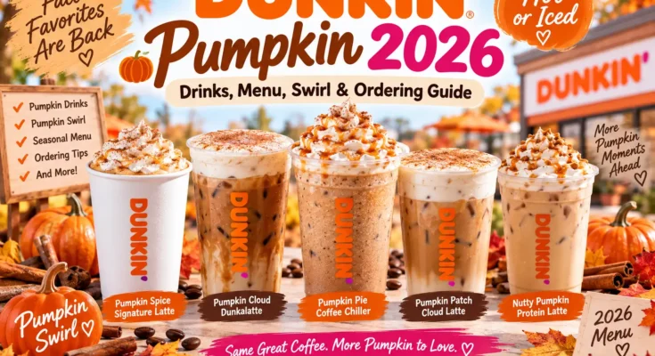 Dunkin Pumpkin 2026: Drinks, Menu, Swirl & Ordering Guide