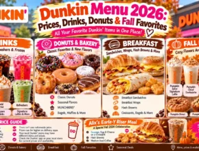 Dunkin Menu 2026: Prices, Drinks, Donuts & Fall Favorites