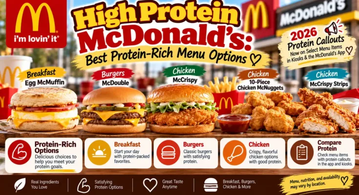 High Protein McDonald’s: Best Protein-Rich Menu Options