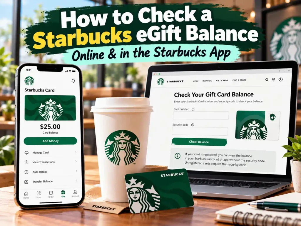 How to Check a Starbucks eGift Balance