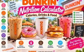 Dunkin Nutrition Calculator: Calories, Drinks & Food