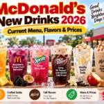 McDonald’s New Drinks 2026: Current Menu, Flavors & Prices