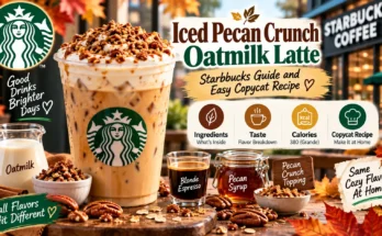 Iced Pecan Crunch Oatmilk Latte: Starbucks Guide and Easy Copycat Recipe