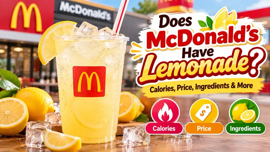 Does McDonald's Have Lemonade Right Now?