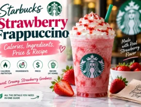 Starbucks Strawberry Frappuccino: Calories, Ingredients, Price & Recipe