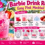 Barbie Drink Recipe: Easy Pink Mocktail