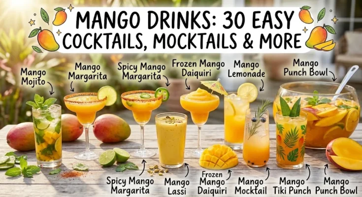 Mango Drinks: 30 Easy Cocktails, Mocktails & More