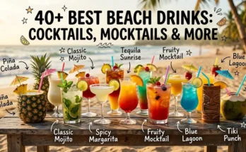 40+ Best Beach Drinks: Cocktails, Mocktails & More
