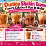 Dunkin Shakin Espresso: Flavors, Calories & How to Order