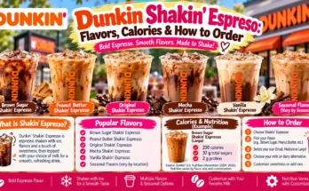 Dunkin Shakin Espresso: Flavors, Calories & How to Order