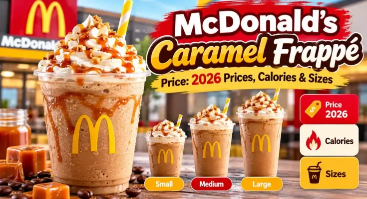McDonald’s Caramel Frappé Price: 2026 Prices, Calories & Sizes