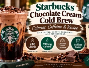 Starbucks Chocolate Cream Cold Brew: Calories, Caffeine & Recipe