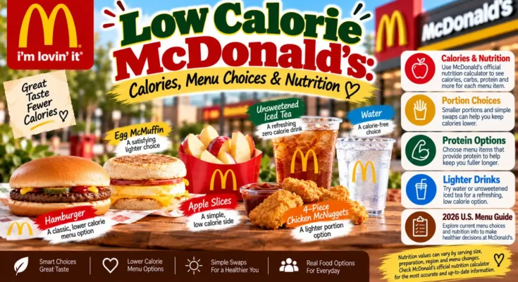 Low Calorie McDonald’s: Calories, Menu Choices & Nutrition