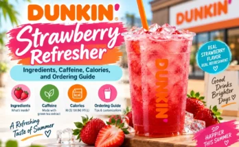 Dunkin Strawberry Refresher: Ingredients, Caffeine, Calories, and Ordering Guide
