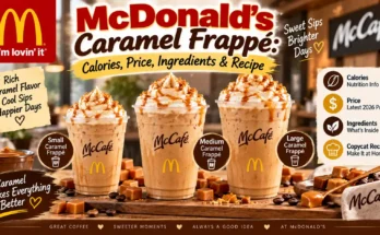 McDonald’s Caramel Frappé: Calories, Price, Ingredients & Recipe