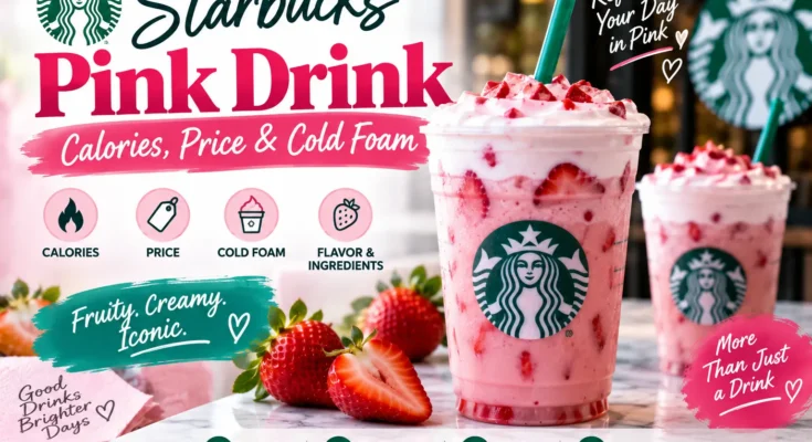 Starbucks Pink Drink: Calories, Price & Cold Foam