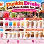 Dunkin Drinks: Full Menu Guide for 2026