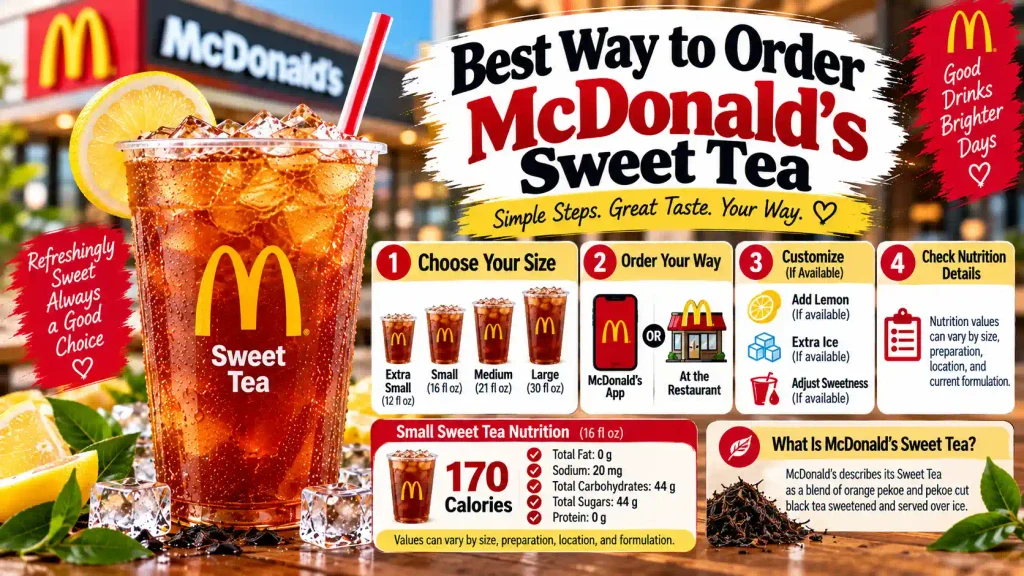 Best Way to Order McDonald's Sweet Tea