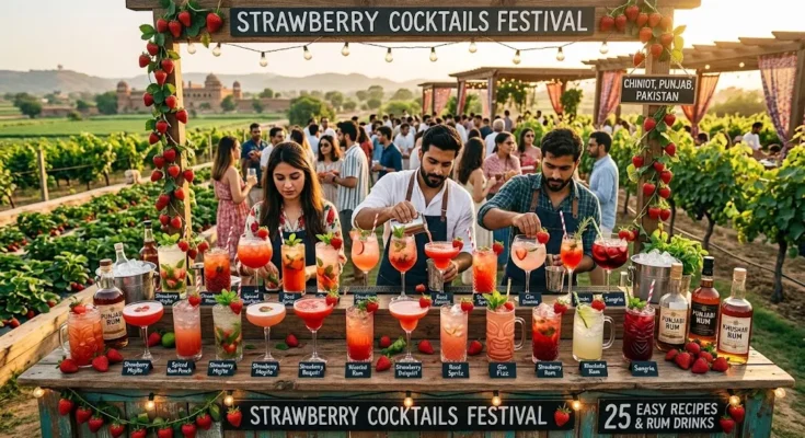 Strawberry Cocktails: 25 Easy Recipes and Rum Drinks