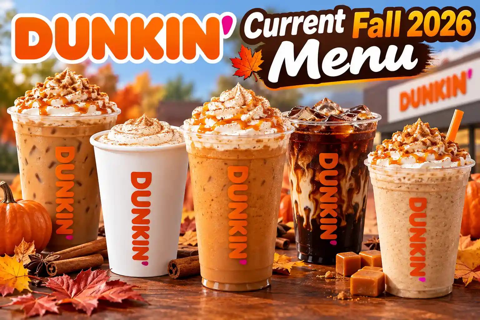Current Dunkin Fall 2026 Menu