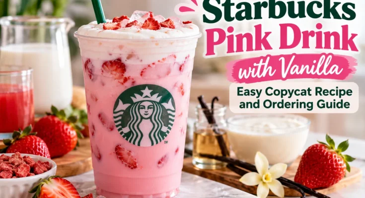 Starbucks Pink Drink with Vanilla: Easy Copycat Recipe and Ordering Guide
