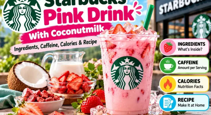 Starbucks Pink Drink With Coconutmilk: Ingredients, Caffeine, Calories & Recipe